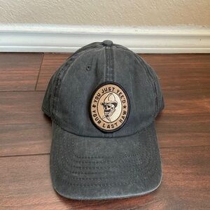 COBRA Gray Adjustable Cap Skull You Just Yee'd Your Last Haw